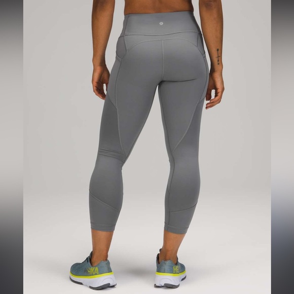 Lululemon‎ All the Right Places High-Rise Crop 23" in GRAY Sz 4 - Picture 1 of 13